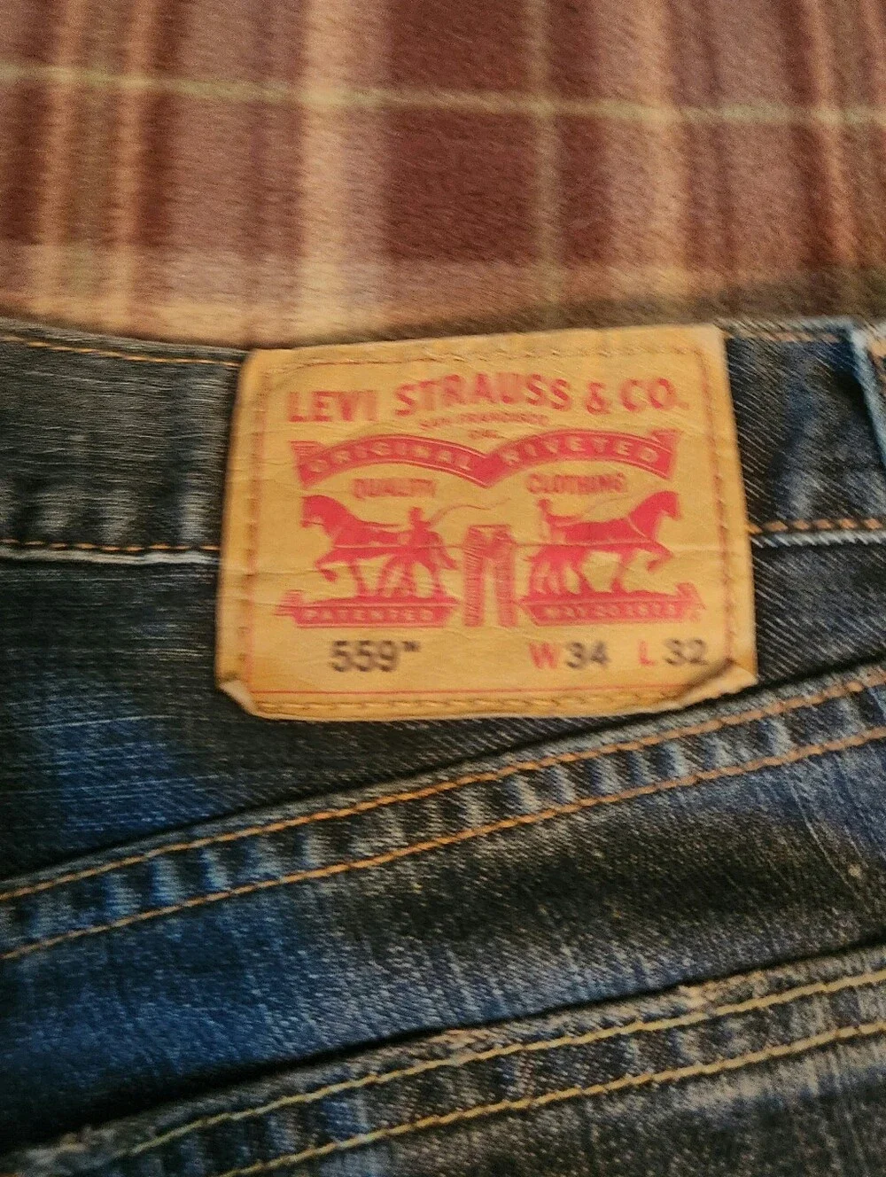 Levis 559 Jeans Mens Size 34x22